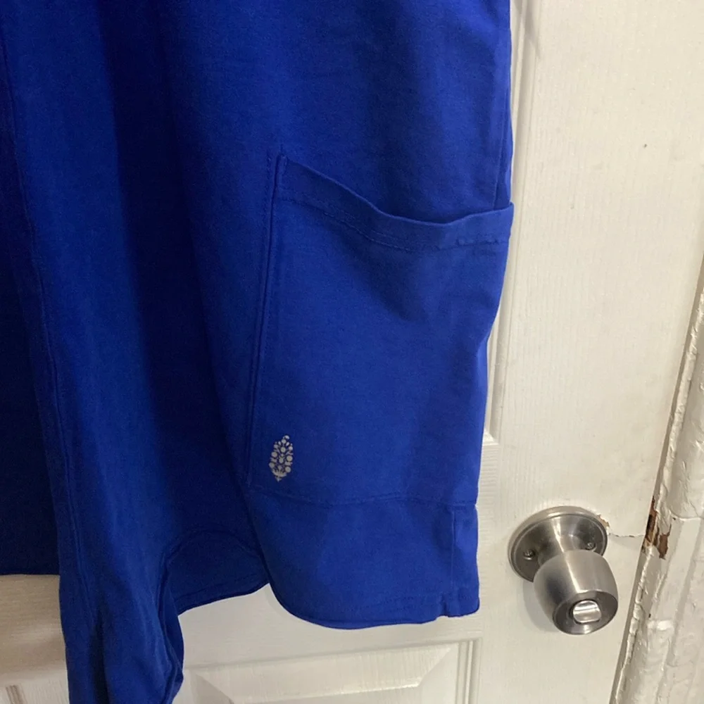 Free People Movement‎ Electric Blue Hot Shot Tee Romper NWT Size S - Picture 4 of 7
